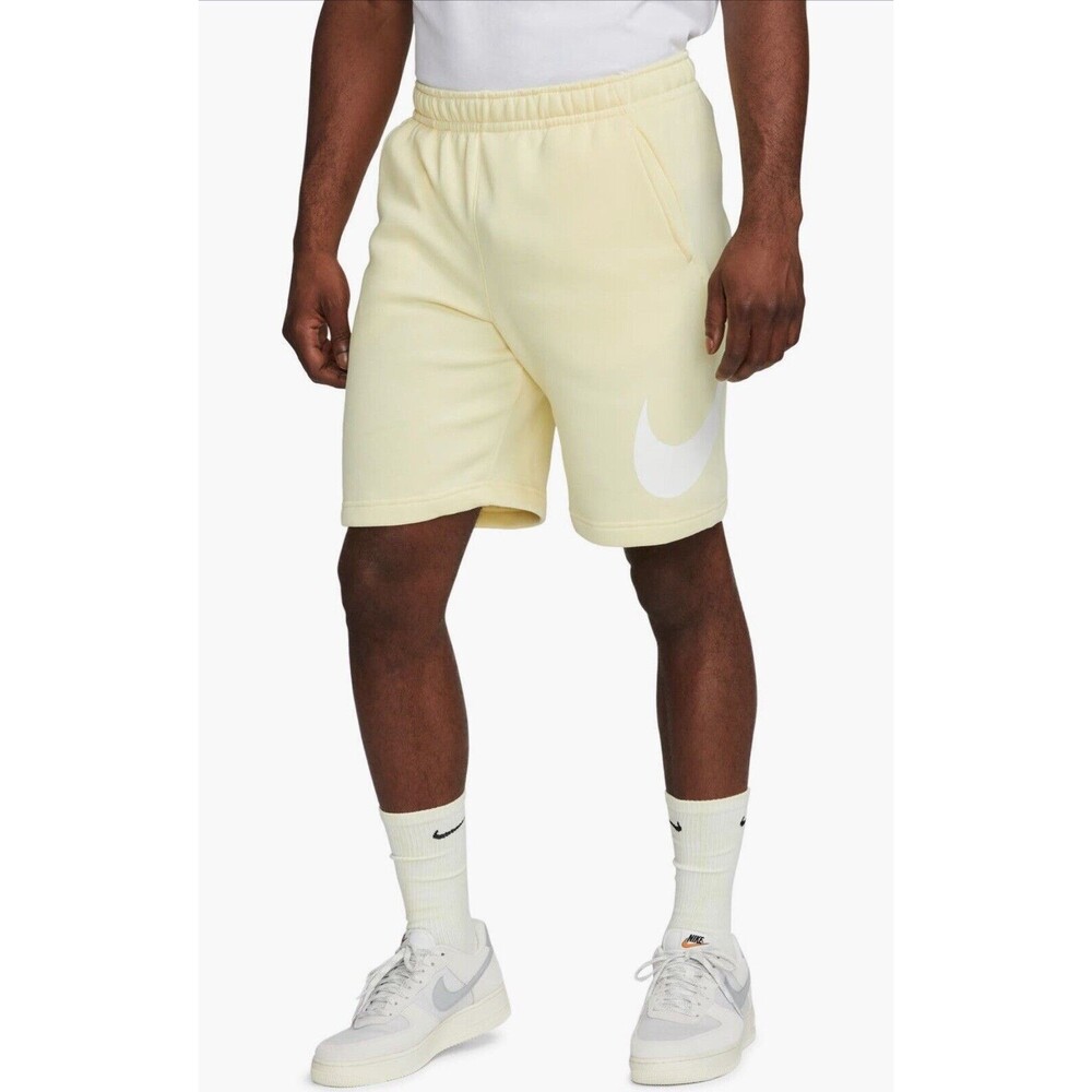 Nike Sportswear Club Shorts Size Small Alabaster / White - Brand New With Tags